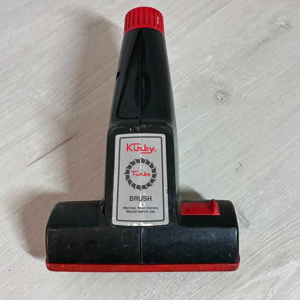 Kirby Turbo Brush Upholstery Vacuum Tool Attachment Red Black Handheld Pet Hair